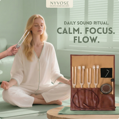 Holistic Tuning Fork Set: Calm, Focus & Flow