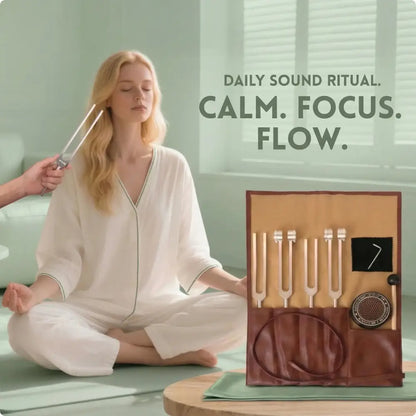 Tuning Fork Set: Anxiety, Sleep & Pain Relief