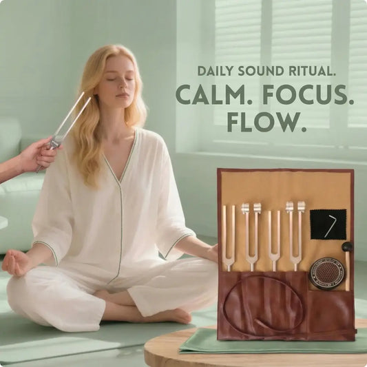 Tuning Fork Set: Anxiety, Sleep & Pain Relief