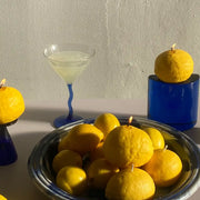 NYVOSE sculptural lemon candle mystery gift