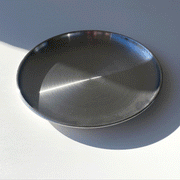 8" Stainless Steel Candle Plate | Decorative Coaster & Wax Tray