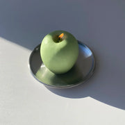 5.5" Stainless Steel Candle Plate | Small Decorative Coaster & Wax Tray