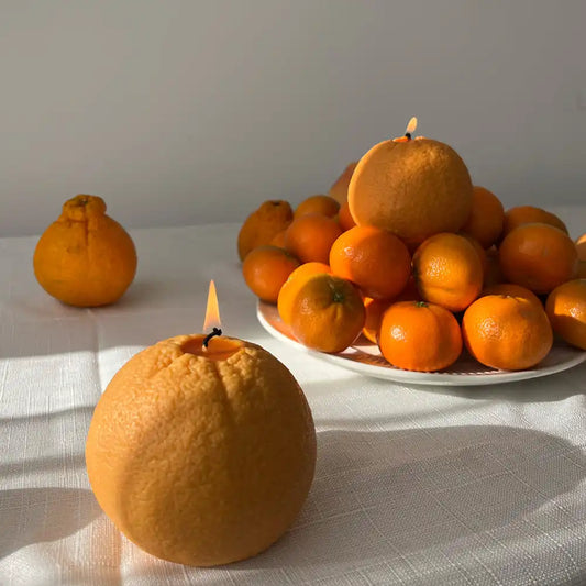 Navel Orange Candle | Fresh Blood Orange Scented