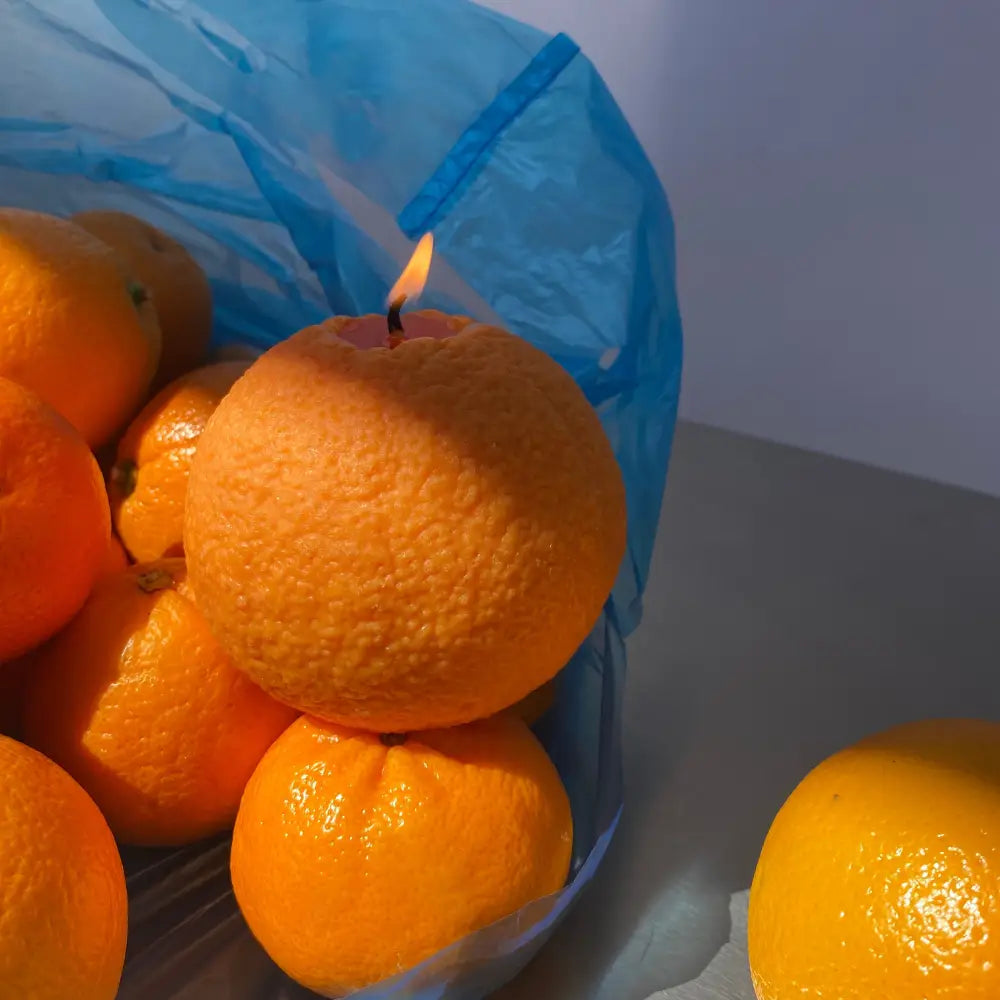Navel Orange Candle | Fresh Blood Orange Scented