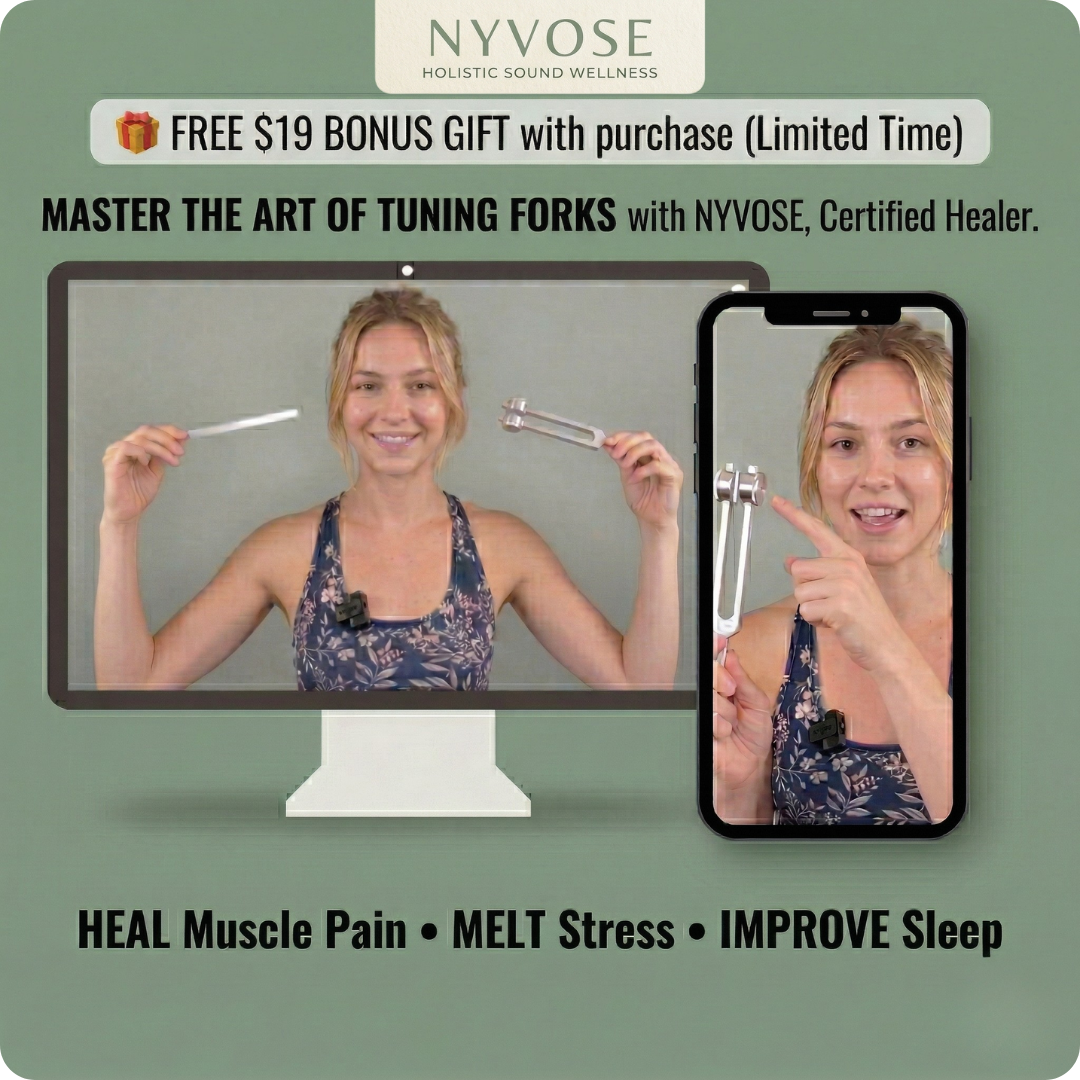 Holistic Tuning Fork Set: Calm, Focus & Flow