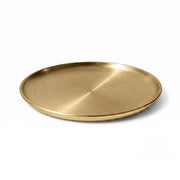 8" Stainless Steel Candle Plate | Decorative Coaster & Wax Tray