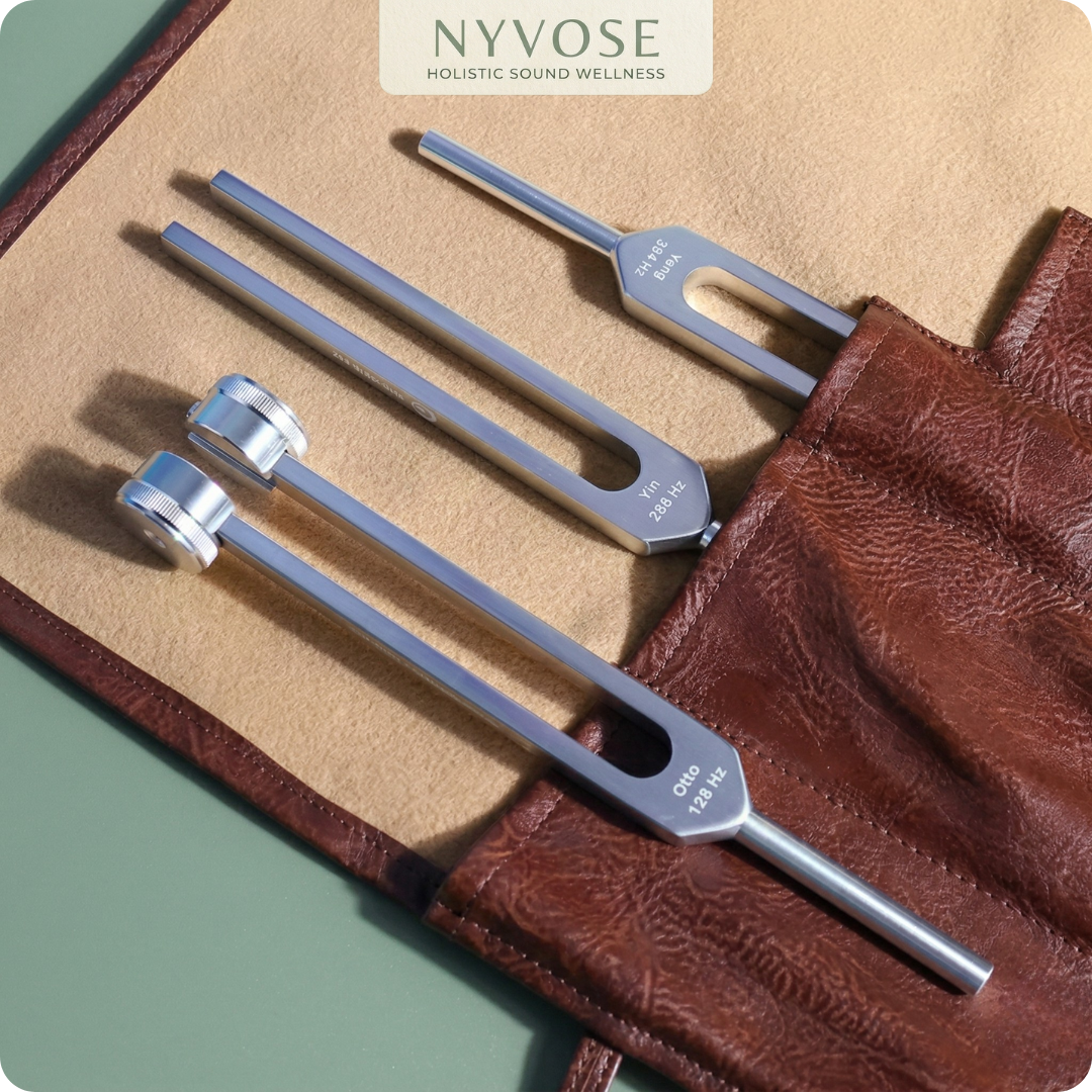 Holistic Tuning Fork Set: Calm, Focus & Flow