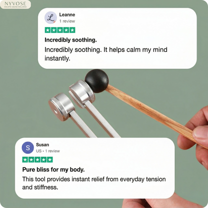 Holistic Tuning Fork Set: Calm, Focus & Flow