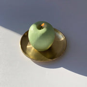 5.5" Stainless Steel Candle Plate | Small Decorative Coaster & Wax Tray