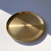 8" Stainless Steel Candle Plate | Decorative Coaster & Wax Tray