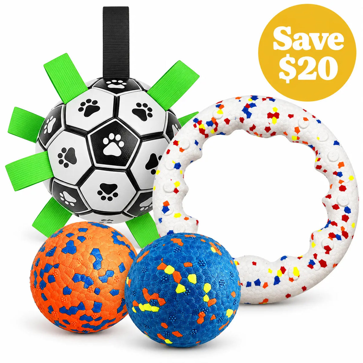 nyvose Active Play Bundle dog toy set