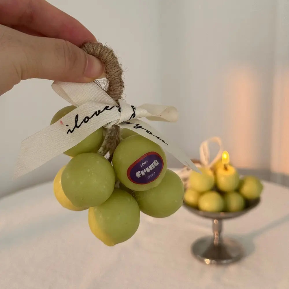 NYVOSE Green Grape Bunch Candle — product image 6